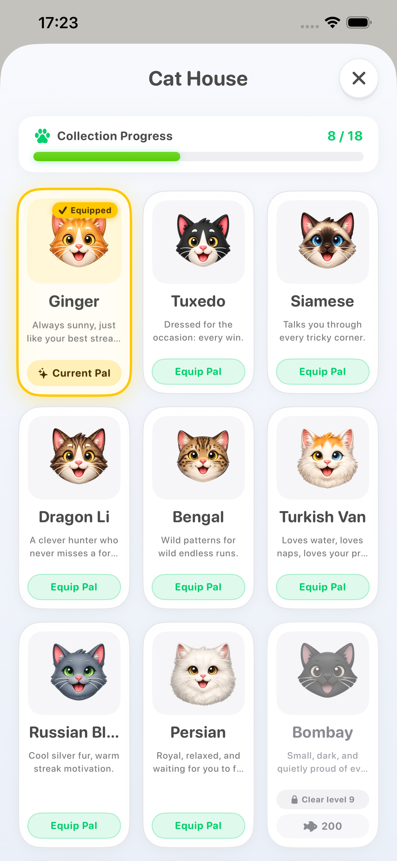 Pawsoku Levels and Cats Screenshot